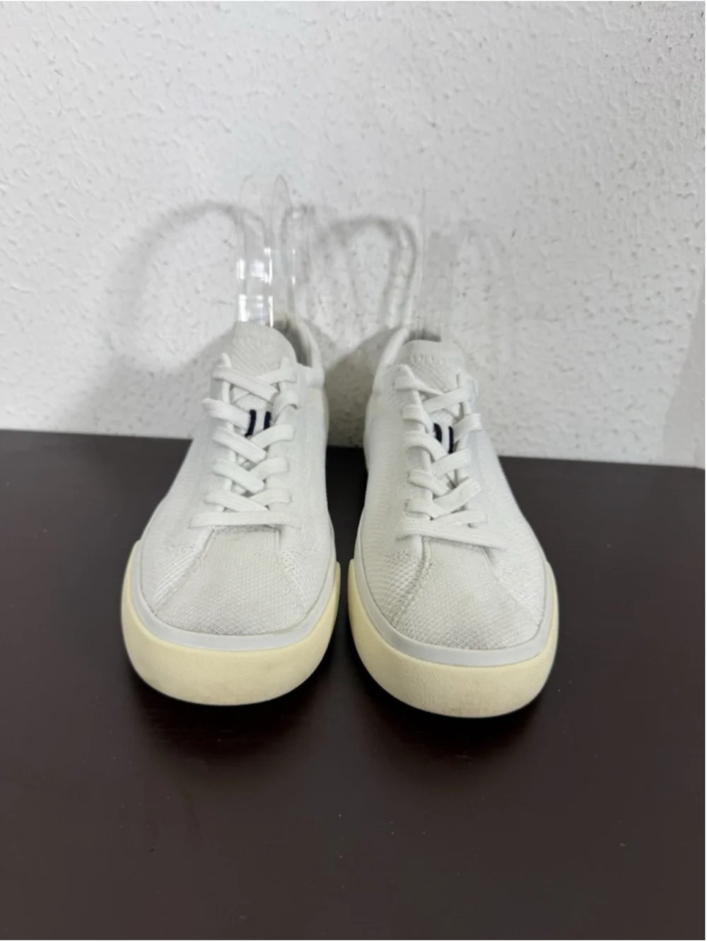 Rothy's The Lace Up Sneaker in White Women's Size 6 Preppy Luxury Sporty $169